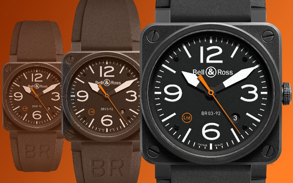 柏萊士推出BR 03 92 Carbon Orange 腕表 BR 03 92 Carbon Orange 柏萊士 Bell & Ross 新表預(yù)覽  第1張